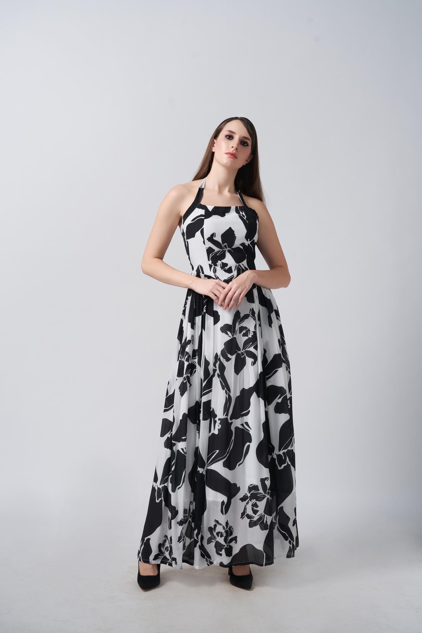 Timeless Grace Floral Dress