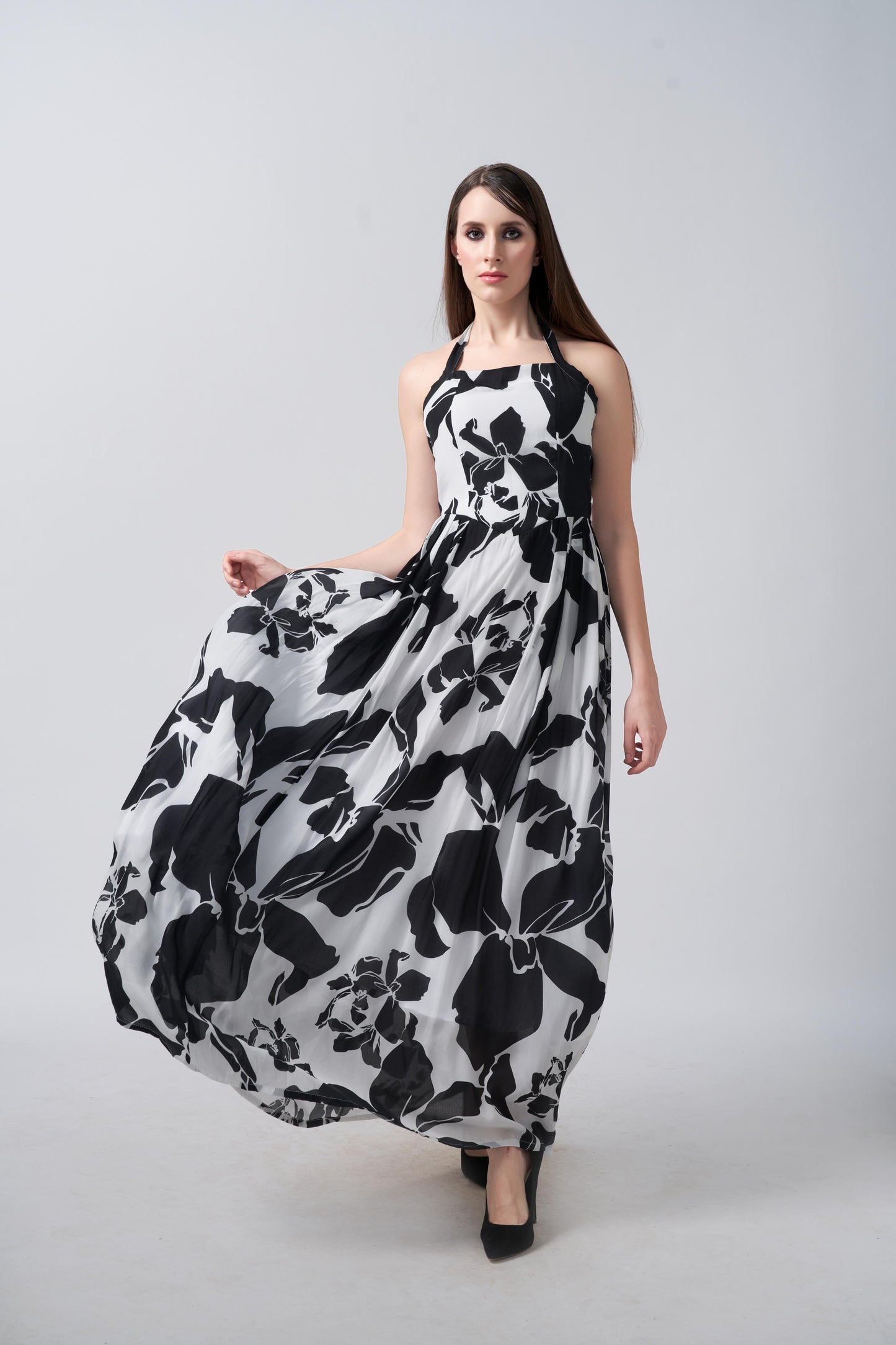 Timeless Grace Floral Dress