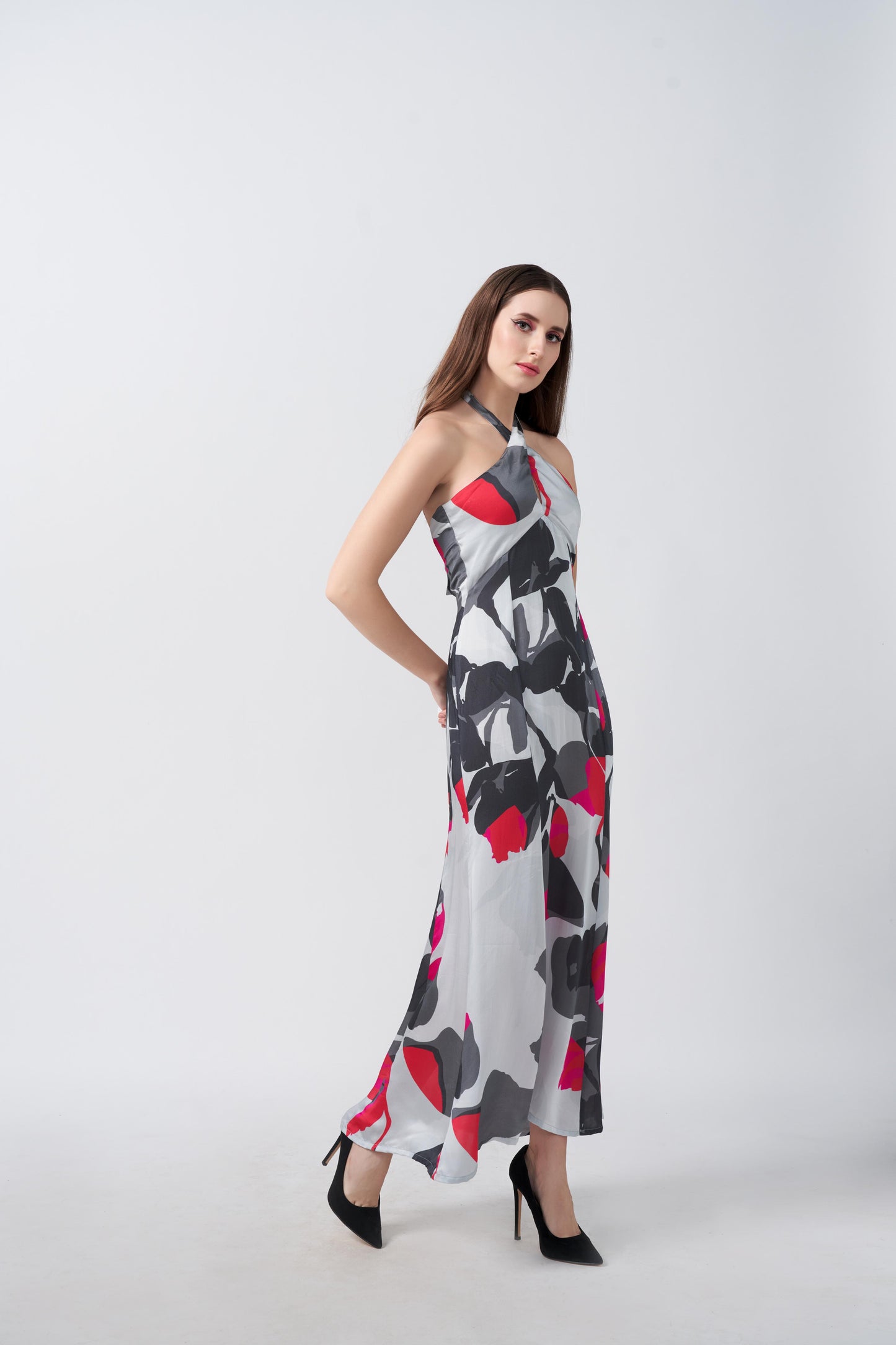 Serene Grace Silk Dress