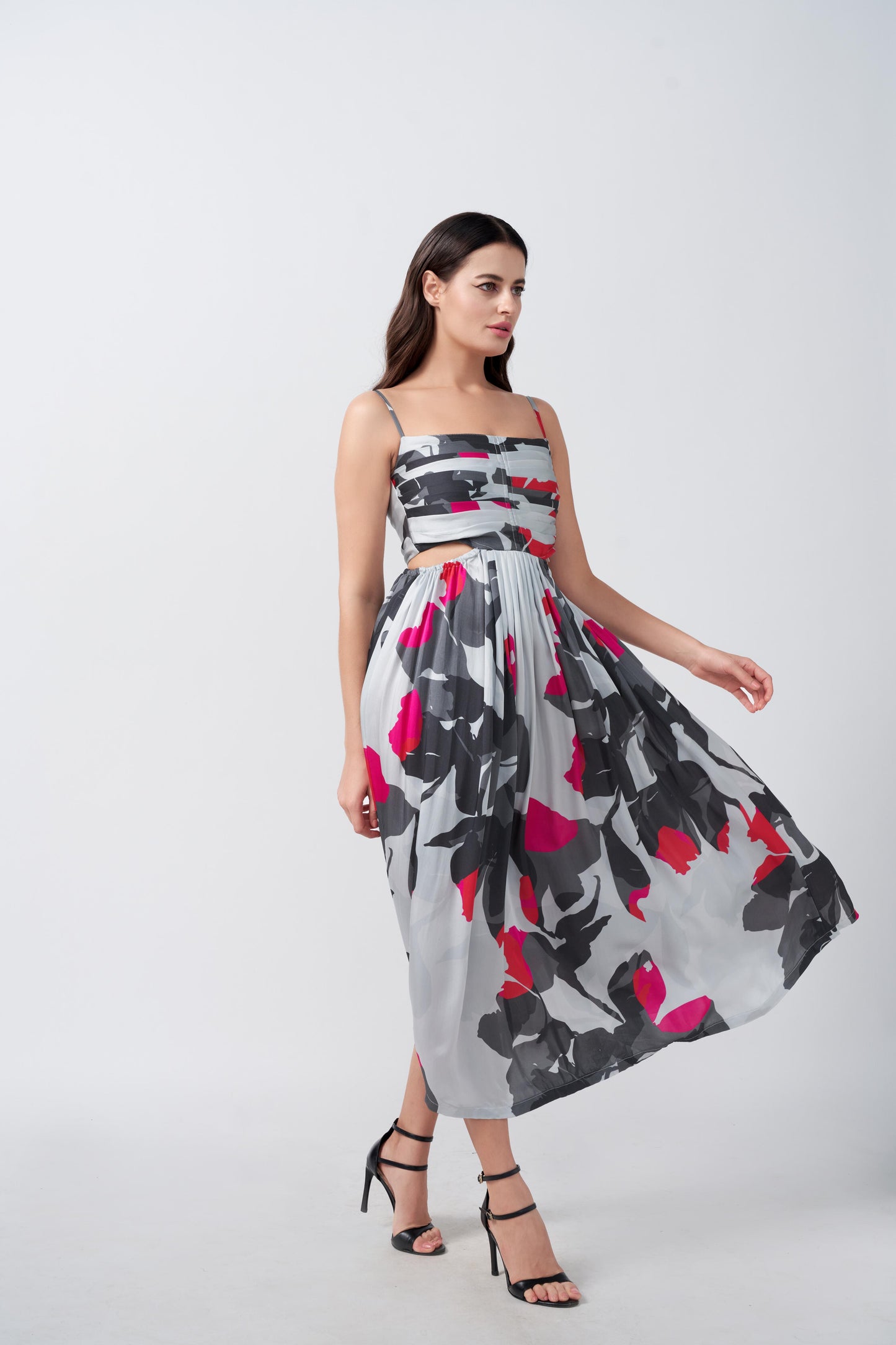 Elegance in Motion Midi Dress