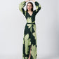 Green Whisper Silk Dress