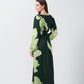 Green Whisper Silk Dress