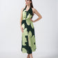 Garden Elegance Tie-Back Dress