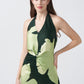 Garden Elegance Tie-Back Dress