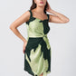 Verdant Knot Mini Dress