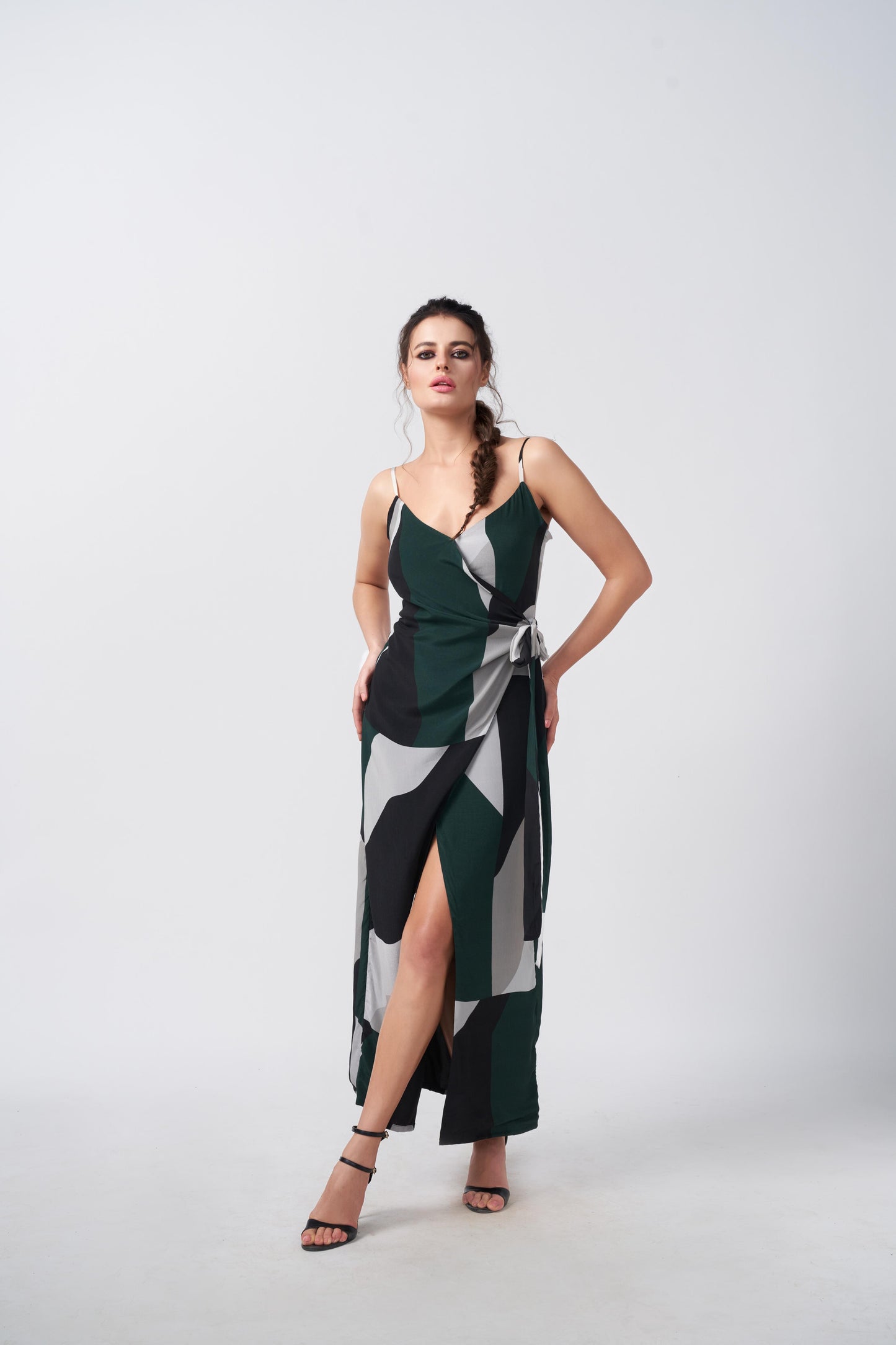 Mystic Forest Wrap Dress