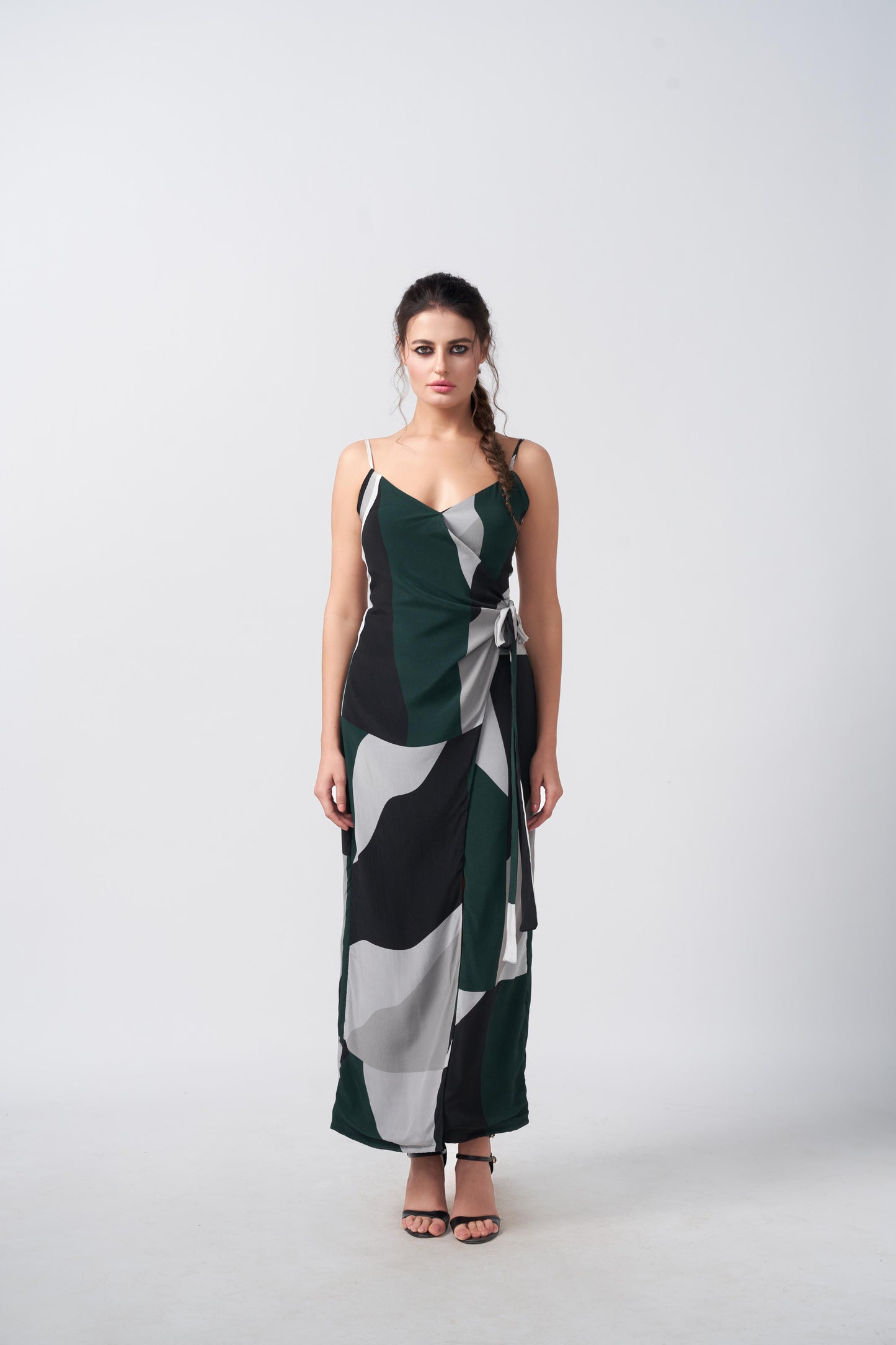 Mystic Forest Wrap Dress