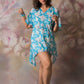 Blue Floral Multiway Vacation Dress