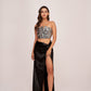 Radiant Noir Long Skirt