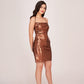 Golden Radiance Mini Dress